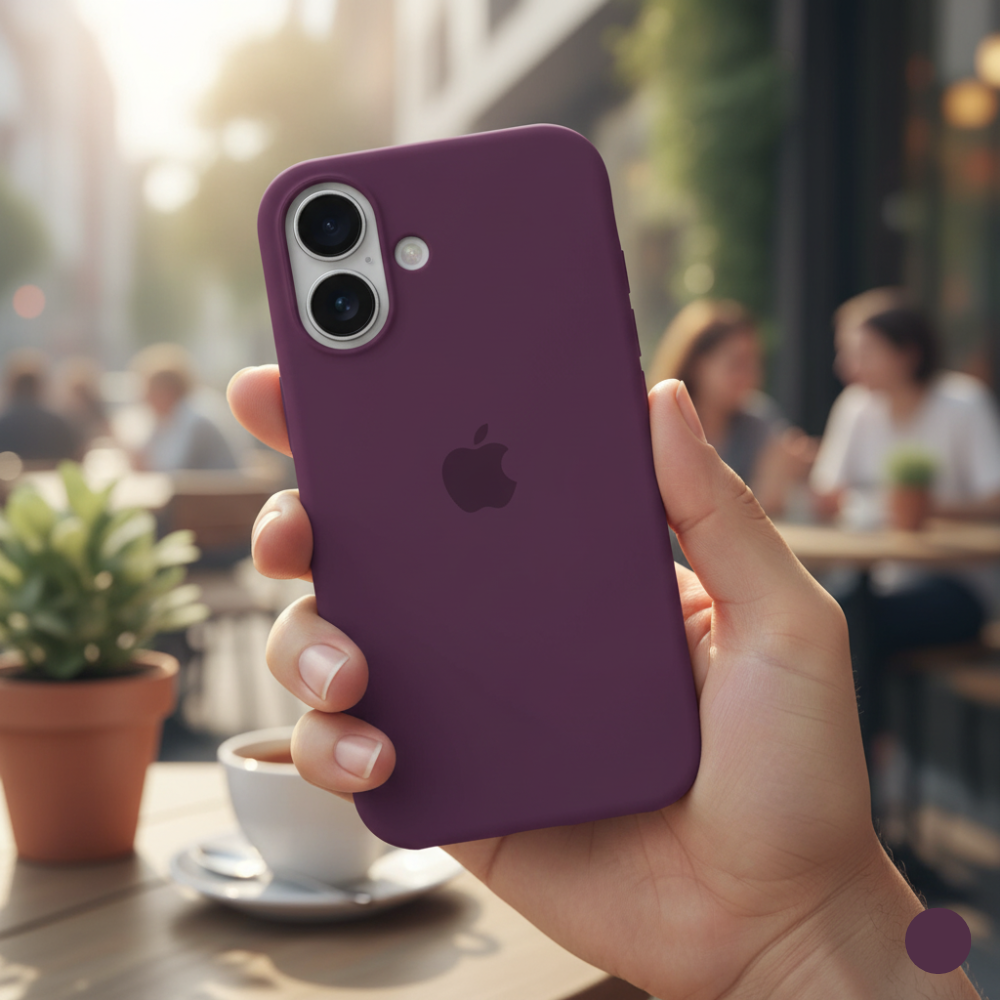 iPhone 16 Silicone Case | Soft Touch Shockproof Back Cover