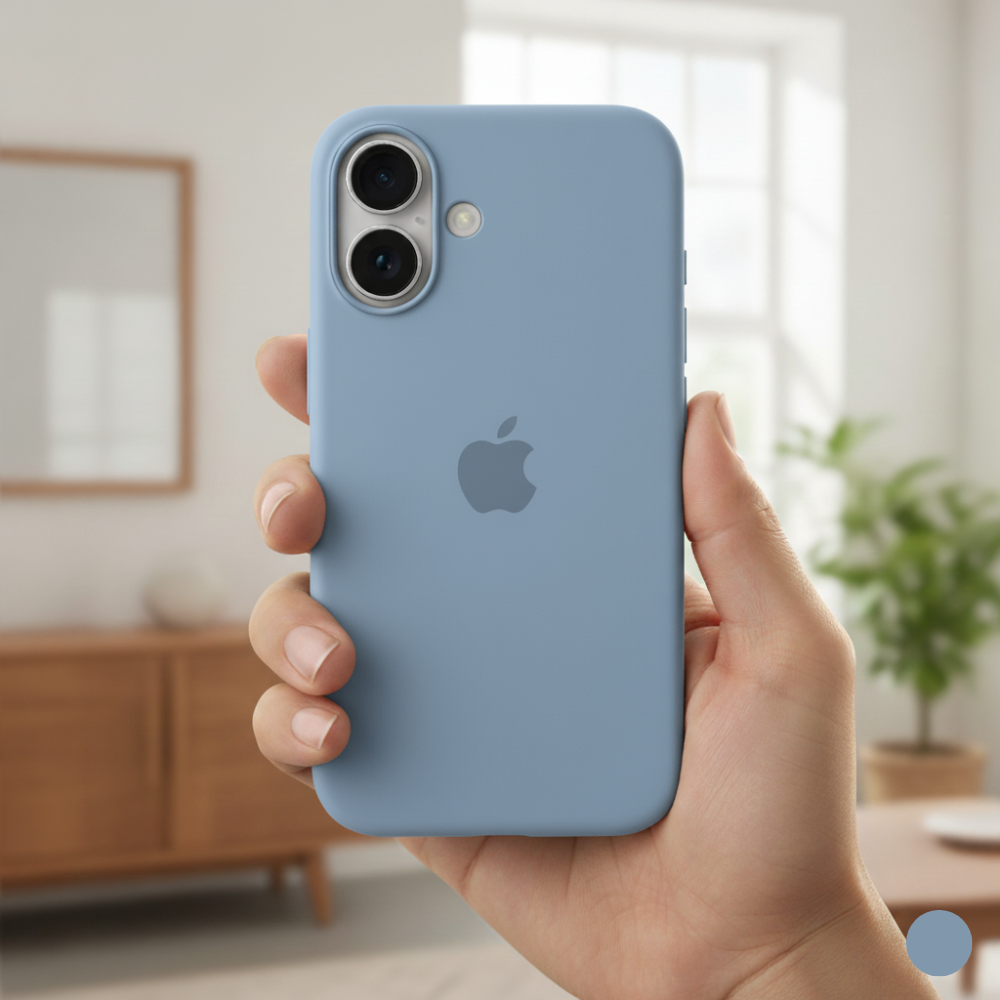 iPhone 16 Silicone Case | Soft Touch Shockproof Back Cover