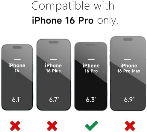 iPhone 16 Pro MagSafe Transparent Case | Premium Clear TPU Magnetic Cover for Perfect Grip & Protection