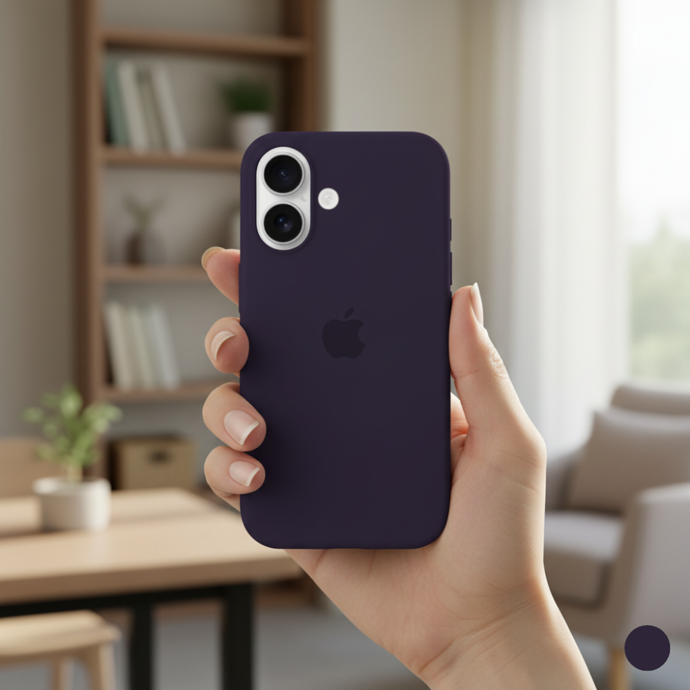 iPhone 16 Silicone Case | Soft Touch Shockproof Back Cover