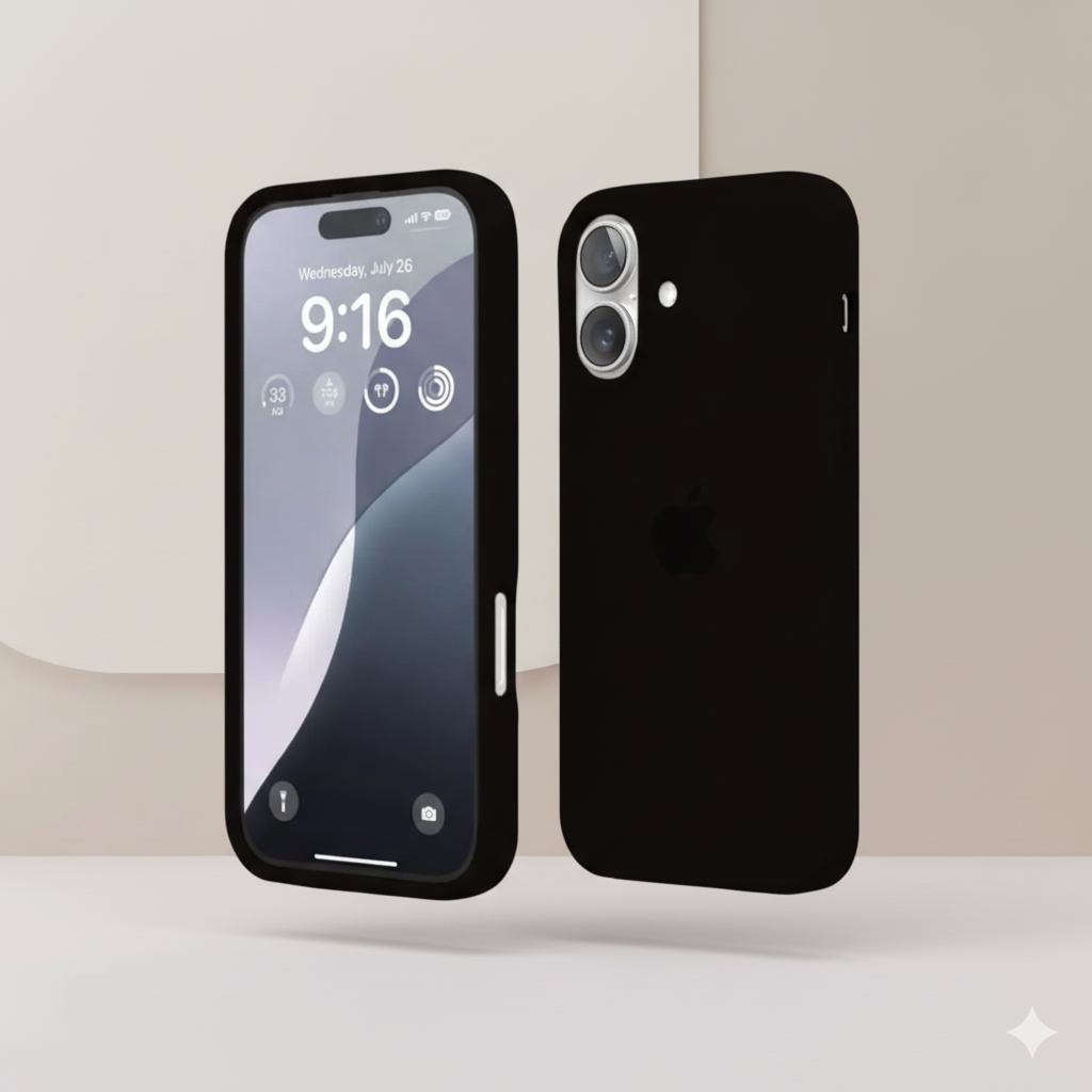 iPhone 16 Silicone Case | Soft Touch Shockproof Back Cover