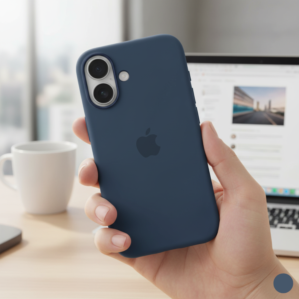 iPhone 16 Silicone Case | Soft Touch Shockproof Back Cover