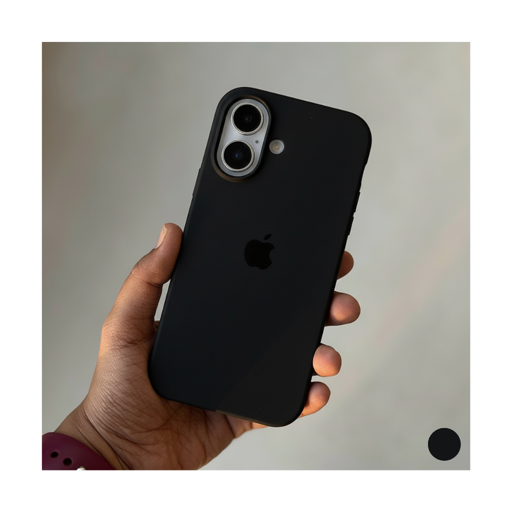iPhone 16 Silicone Case | Soft Touch Shockproof Back Cover